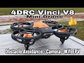 4DRC Vinci V8 Mini Drone (Flight Test) Full Review!! (4DV8 drone)