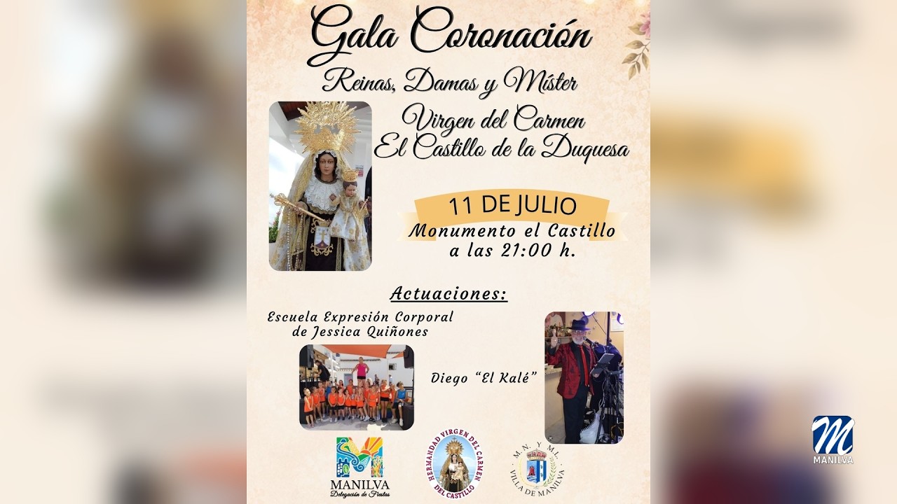 Elección Reinas, Damas y Míster del Carmen de El Castillo Elección Reinas, Damas y Míster del Carmen de El Castillo