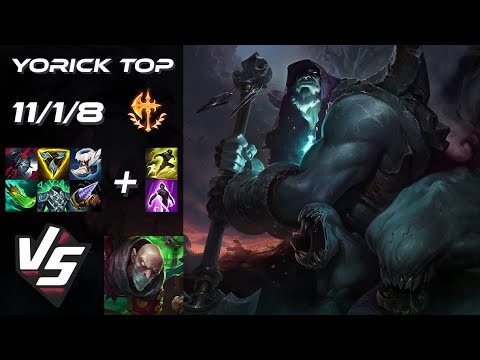 TOP Yorick vs Singed - NA Challenger Patch 25.24