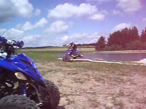 CRASH YAMAHA RAPTOR 700