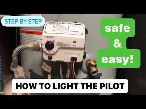 How To Light Pilot On Water Heater.