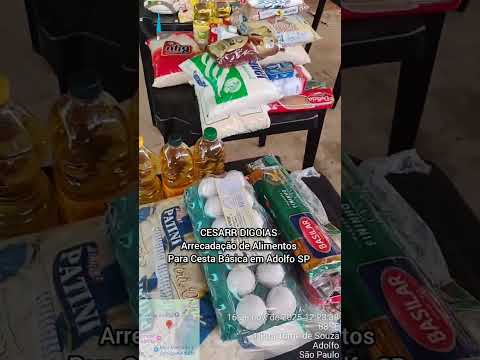 Show na praça para arrecadar alimentos e doar as famílias em Adolfo SP!