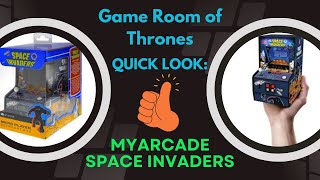Quick Look - MyArcade Space Invaders Micro Player Review #arcade #spaceinvaders #taito #arcade