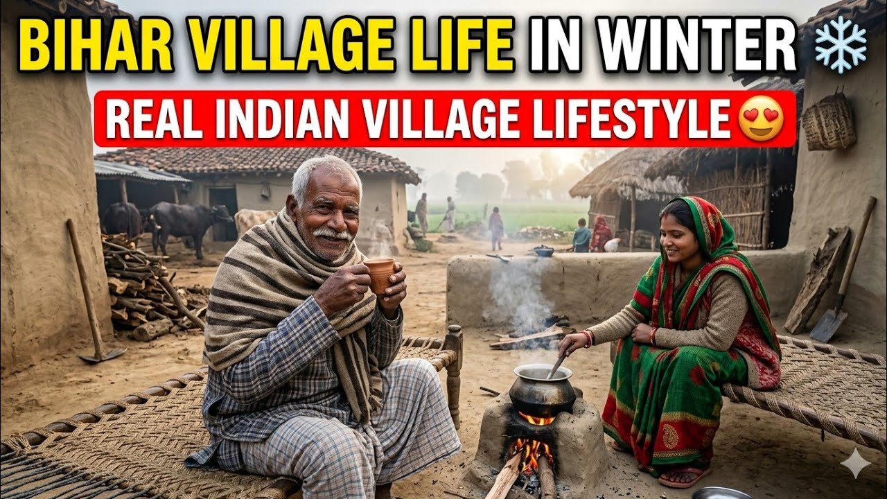 Bihar Village Life in Winter ❄️ | Real Indian Village Lifestyle 😍