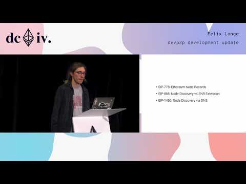 devp2p development update by Felix Lange (Devcon4)