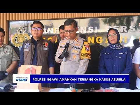 POLRES NGAWI AMANKAN PELAKU PELECEHAN DI JALAN RAYA