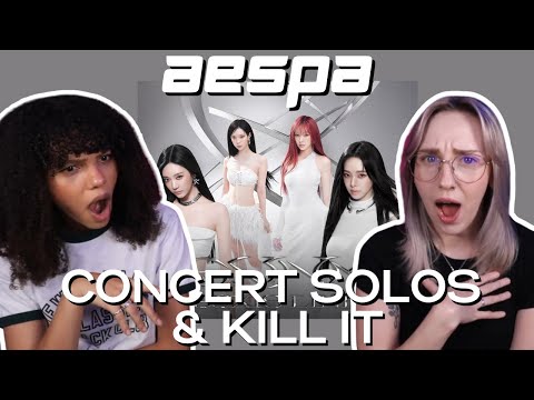 COUPLE REACTS TO aespa solos | Ketchup & Lemonade, Blue, Tornado, & Good Stuff / 'Kill It' Live