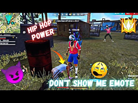 💥HIP HOP SHOW ME EMOTE 😡 I TOOK BIGGEST REVENGE 😂❤️ GARENA FREE FIRE 🔥