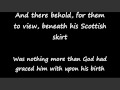 The Scotsman - Lyrics 