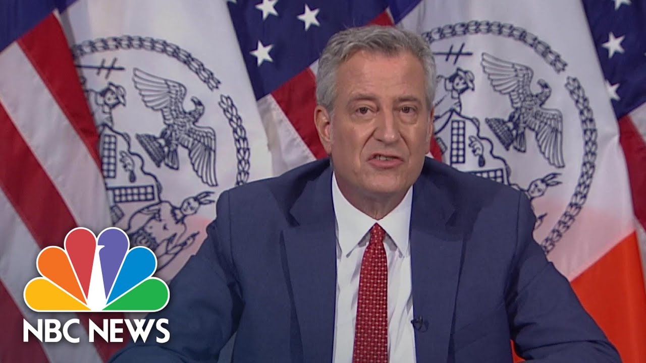 Mayor de Blasio Discusses Formation Of Contact Tracing Team For New York City | NBC News NOW