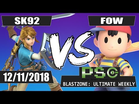 PSG Blastzone: SK92 (Link) vs FOW (Ness) - Winners Semis