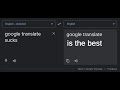 Google Translate Is Broken
