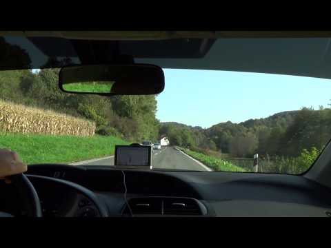 Slunj, Croatia (Hrvatska) - Close call driving on D1 towards Karlovac