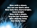 Andy Cherry - Our God's Alive ~Lyrics 