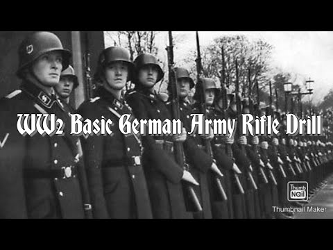 WW2 Basic German Army Rifle Drill