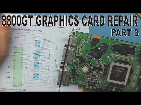 Learn Eelectronics Repair 2 Geforce GTX 280 GPU Graphics Card Repair Part 1