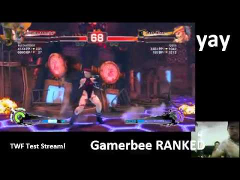 SSF4 AE: Kuraudokin (Cammy) VS Gamerbee (Adon) - Match 1 of 2