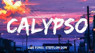 Luis Fonsi - Calypso ft. Stefflon Don | (Letra/Lyrics)