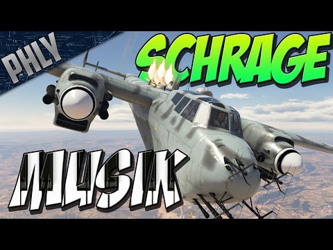 SCHRÄGE MUSIK - Upward Facing CANNONS (War Thunder Plane Gameplay)