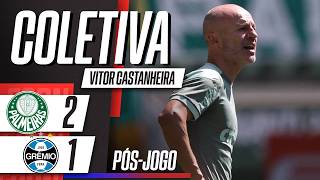AO VIVO: COLETIVA VITOR CASTANHEIRA DIRETO DE BARUERI | PALMEIRAS 2 X 1 GRÊMIO PELO BRASILEIRÃO