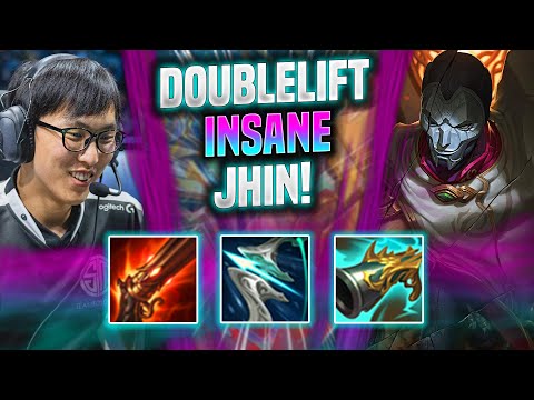 DOUBLELIFT IS INSANE WITH JHIN! - Doublelift Plays Jhin ADC vs Ezreal! | Season 2022