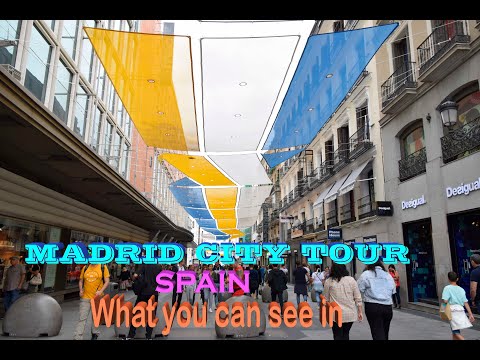 Madrid, Spain City tour | Walking tour Madrid | walk in city | travel Spain | Spain vlogs |  Madrid