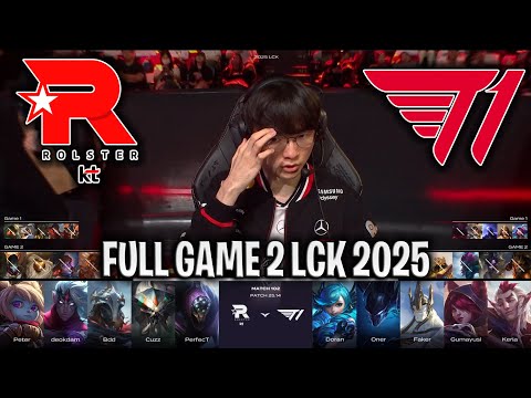 T1 KINGS ARE BACK?😱 - KT vs T1 GAME 2 LCK SUMMER 2025 W11D1 | KT ROLSTER vs T1 G2 LCK 2025