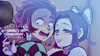 🔥Shinobu’s secret plans with Tanjiro while Giyu is sleeping | Demon Slayer Comic Dub