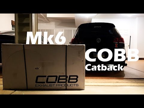 Mk6 GTI COBB Catback Install!