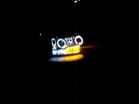 Dodge Ram 08 Halo Headlights and Blue Neons