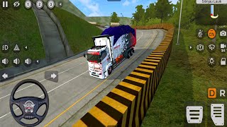 Download lagu Truk Tronton Hino 500 Muatan Pasir Oleng Di Sitinjau Lauik - Game Mobil Truk Bussid Simulator mp3