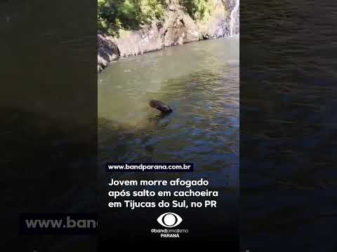 Jovem de 18 anos morre afogado em cachoeira na Grande Curitiba
