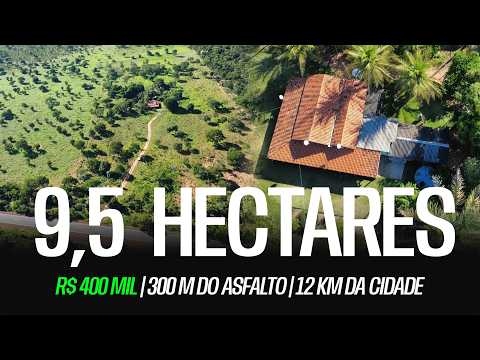 LINDA CHÁCARA EM RIACHINHO-MG | 300m DO ASFALTO | 12 KM DA CIDADE | 9,5 HECTARES | R$ 400.000,00
