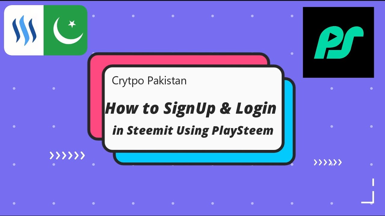 2: How to Signup or Login in Steemit using PlaySteem | Steemit | Crypto Pakistan
