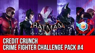 Batman Arkham Knight Crime Fighter Challenge Pack #4 DLC - Credit Crunch Walkthrough Gameplay