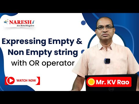 How To Use Or Operator With Empty And Non Empty Strings In Python Nareshit Pythonstring