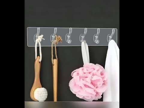 Flower Hooks for Wall Without Drilling, Adhesive Wall Hooks