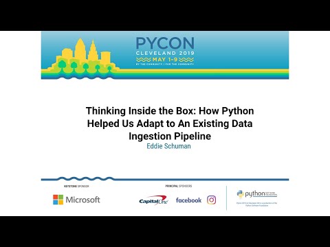 Image thumbnail for talk Thinking Inside the Box: How Python Helped Us Adapt to An Existing Data Ingestion Pipeline