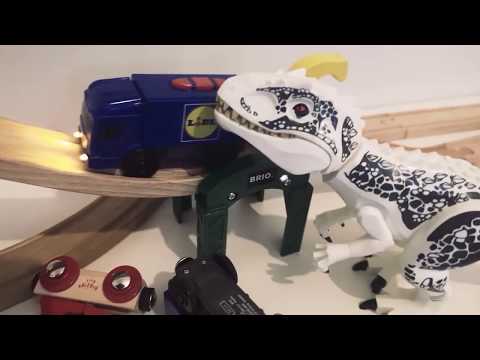 Building Toys,  For Kids Dinosaur Stop Train, Learn, ABC Song,  Rhymes ट्रेन सबवे सुरंग रेलवे खिलौना Video