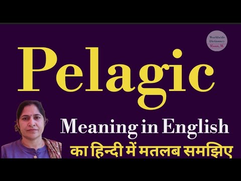 pelagic meaning l meaning of pelagic l pelagic ka Hindi mein kya matlab hota hai l vocabulary