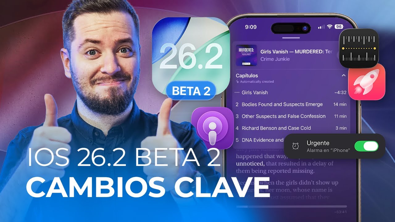 iOS 26.2 Beta 2: nuevas animaciones, mejoras clave y un detalle MUY curioso