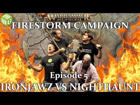 Ironjawz vs Nighthaunt Age of Sigmar Firestorm Campaign Game 5