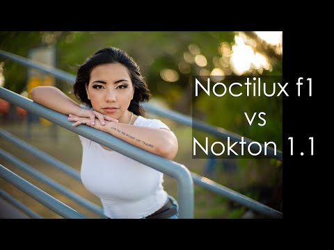 Leica Noctilux 50mm f1 vs Voigtlander 50mm Nokton 1.1 feat. Guam Model Kris Guerrero