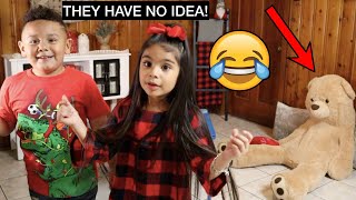 GIANT TEDDY BEAR PRANK! *They Freak Out!!*