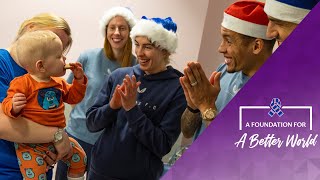 Rangers Men’s and Women’s Players Visit Glasgow Children’s Hospital 2024