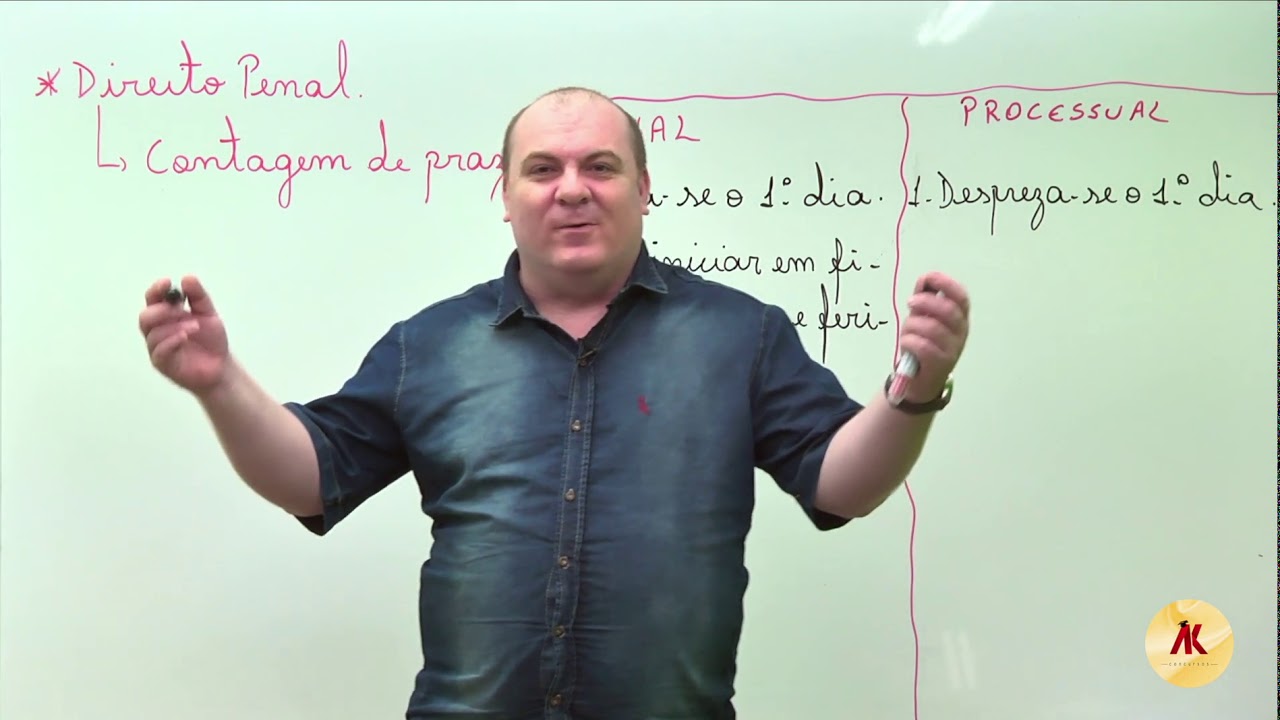 DIREITO PENAL - Contagem de prazo