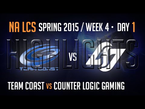 CST vs CLG (Highlights) | Week 4 S5 NA LCS Spring 2015 | Coast vs CLG W4D1G1