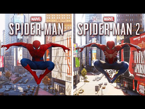 Spider-Man 2 Vs Spider-Man Remastered  - Extreme Details Comparison