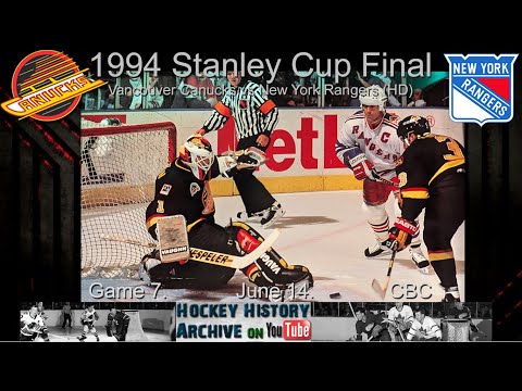 1994R4G7 Vancouver Canucks vs New York Rangers (HD HQ CBC). Game 7, 1994 Stanley Cup Final.