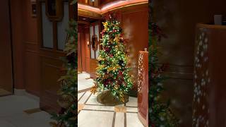 Christmas is all around you on the Emerald Princess cruise ship. #cruise #cruiseship #christmas